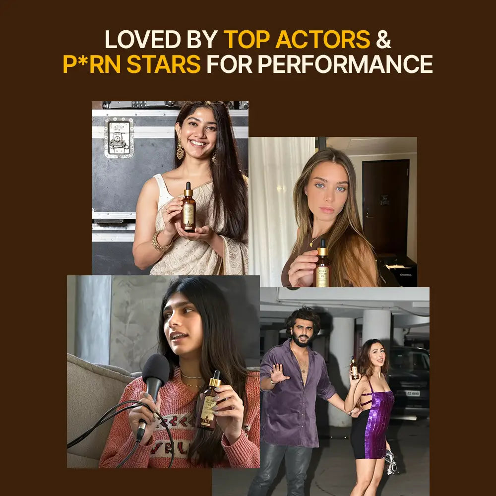 Lift Up Oil For Men - Massage Oil For S3X & Power - Ashwagandha & Shilajit (50ML)